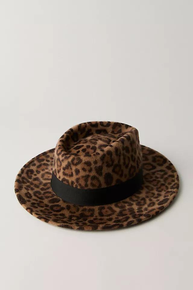 Carmen Leopard Brim Hat Product Image