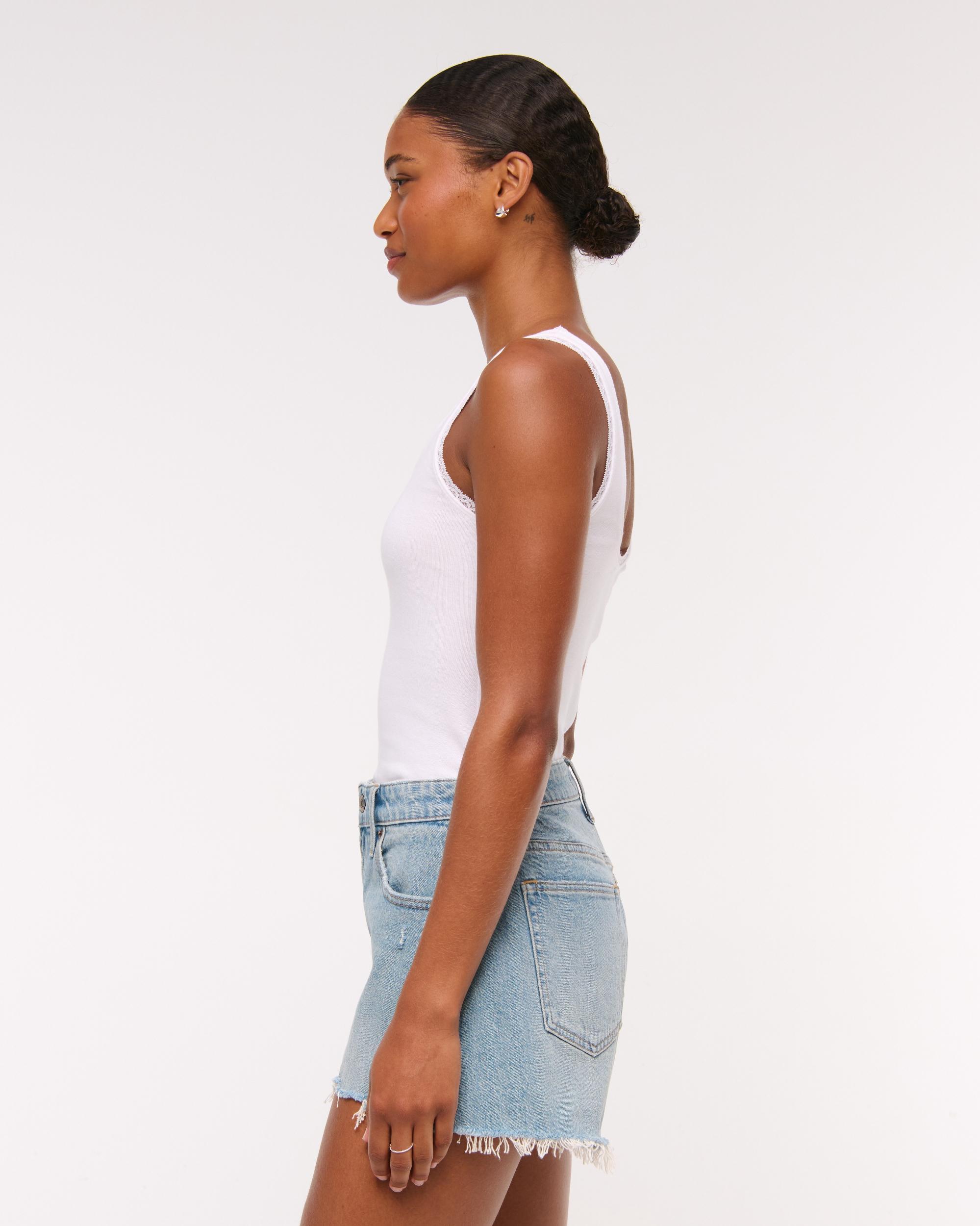 Curve Love Mid Rise A-Line Short Product Image