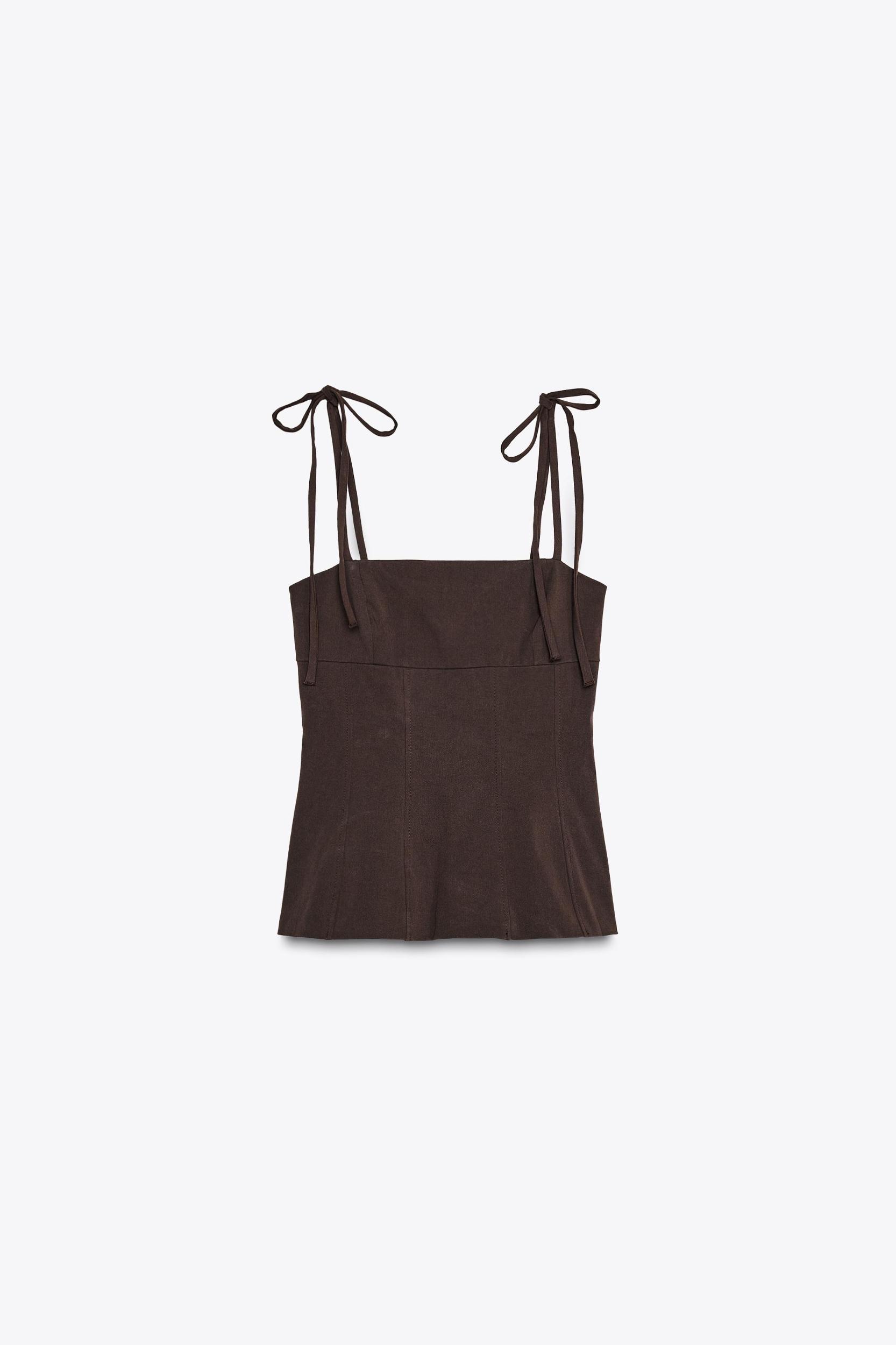 STRETCH TOP WITH BOWS Product Image