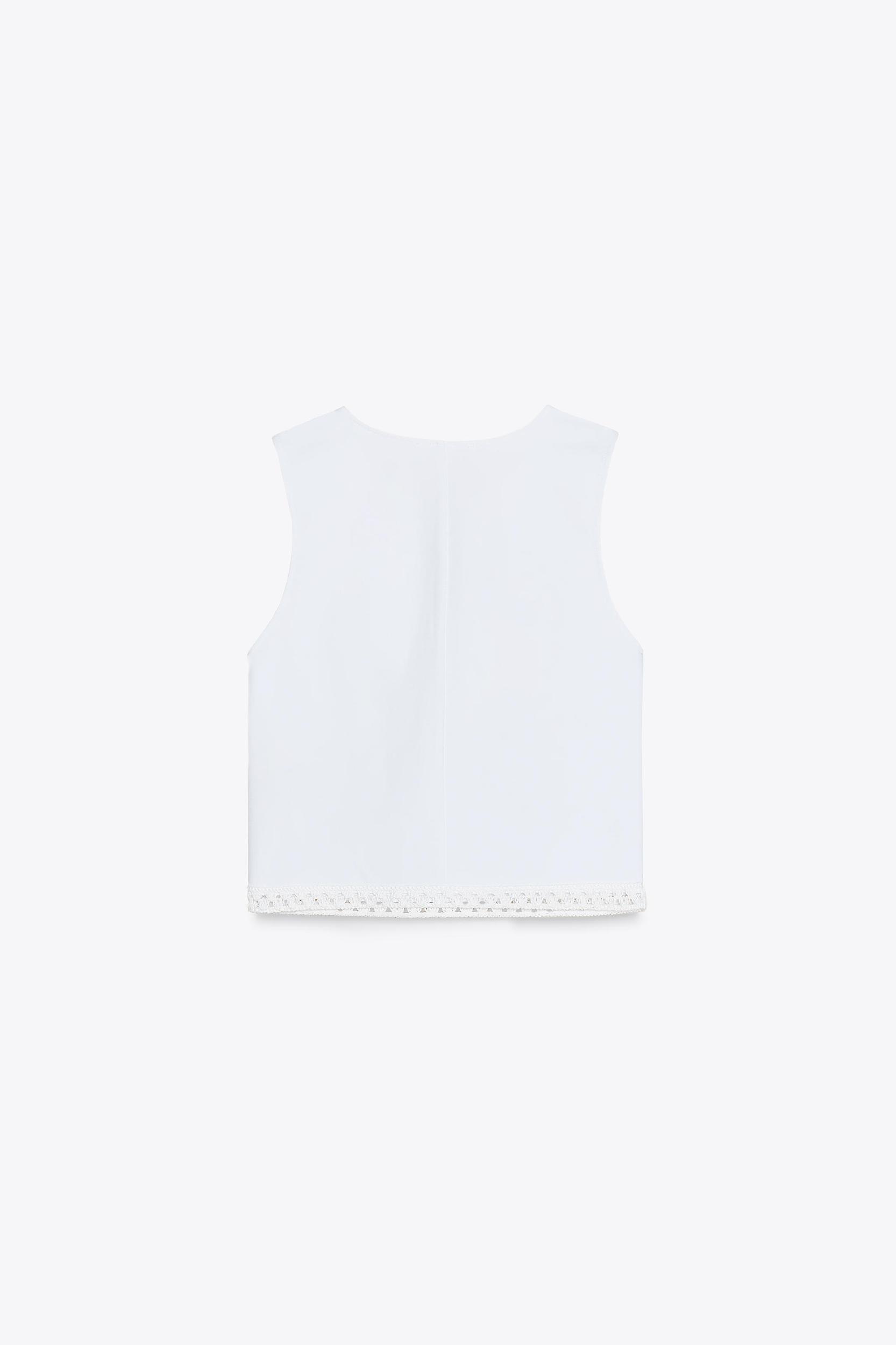 INTERLOCK CROCHET TOP Product Image