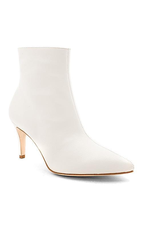 RAYE Mazie Bootie in White. Size 5.5, 6, 6.5, 7, 7.5, 8.5, 9, 9.5. Product Image