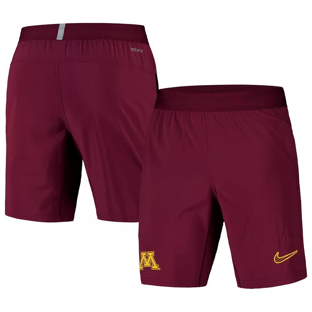 Men's Nike Maroon Minnesota Golden Gophers 2024/25 Sideline Performance Woven Shorts, Size: 3XL, Red Product Image