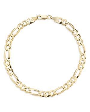 Milanesi And Co Mens 18K Gold Vermeil 5mm Figaro Chain Bracelet Product Image