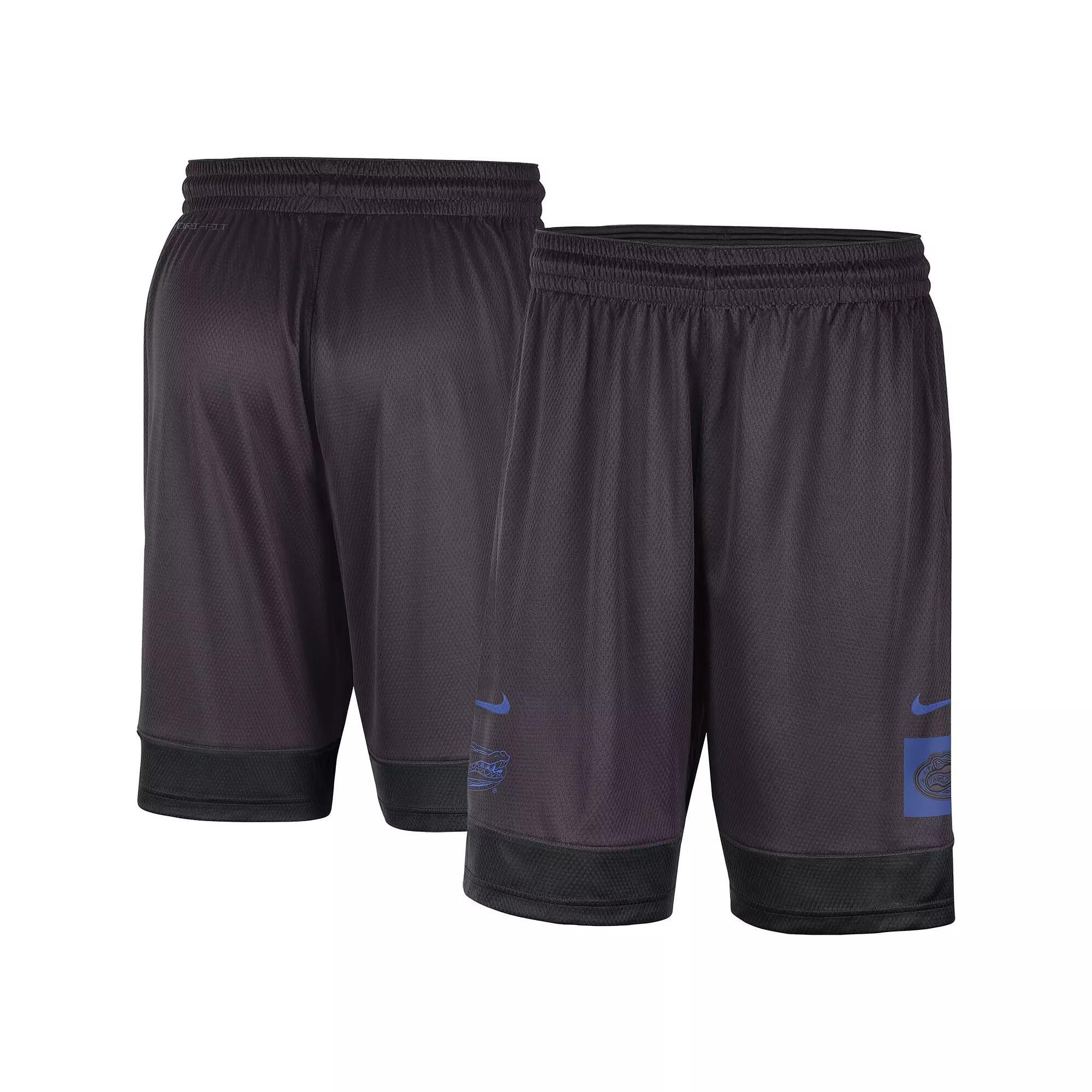Men's Nike Charcoal Florida Gators Performance Fast Break Shorts, Size: XL Product Image