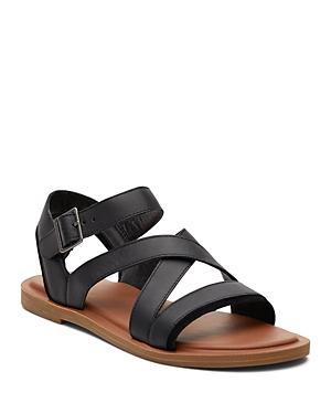 Toms Womens Sloane Leather Flat Sandals Product Image