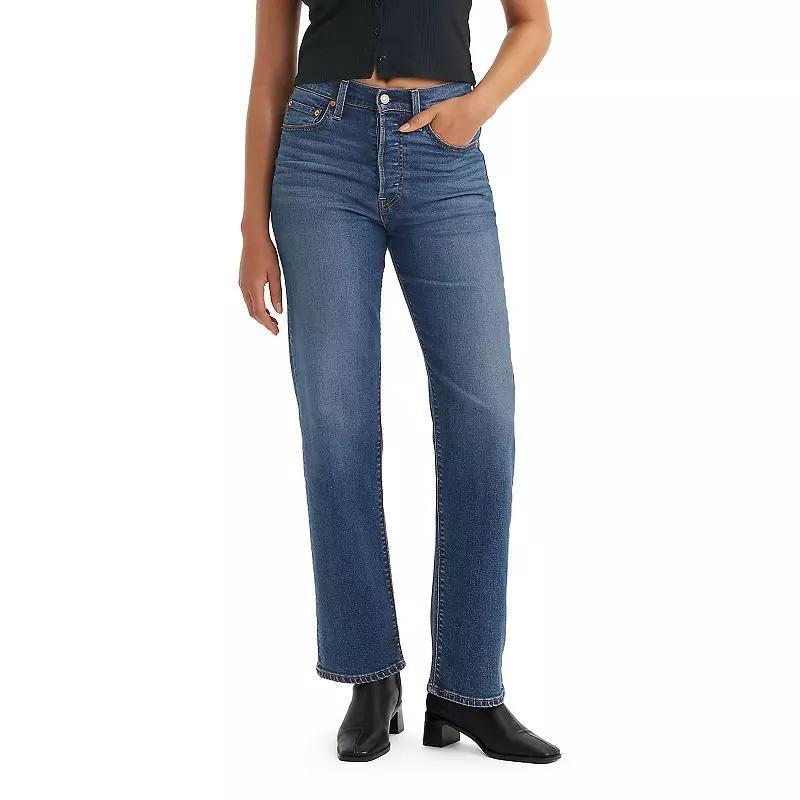 Levis Womens Ultra-High Rise Ribcage Straight Jeans - All Alone 26 Product Image