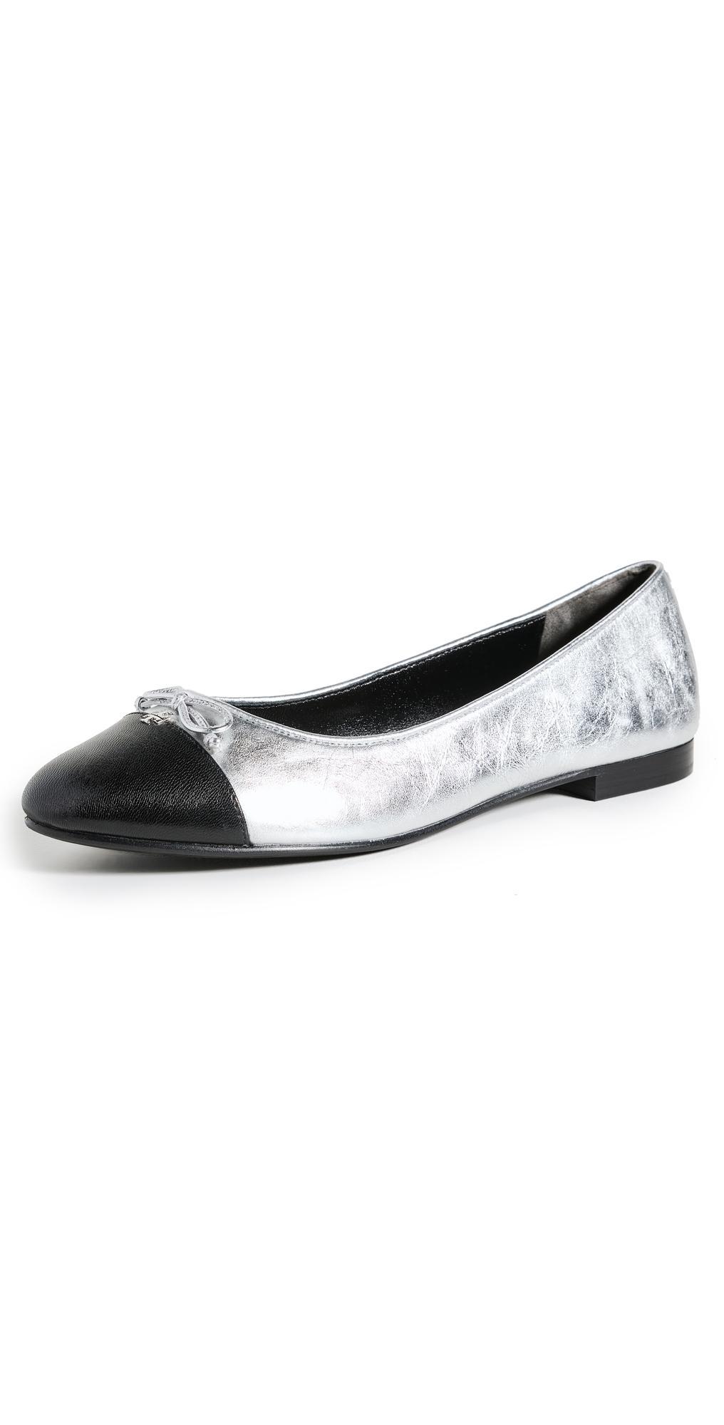 Womens Cap Toe Ballet Flats Product Image