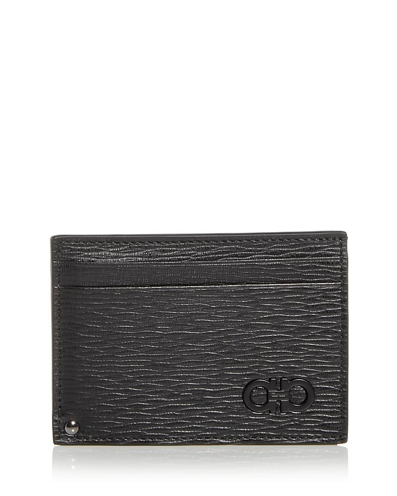 Mens Textured Leather Card Case Product Image