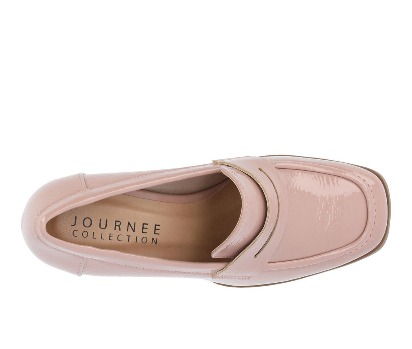 Women's Journee Collection Malleah Block Heel Loafers Product Image