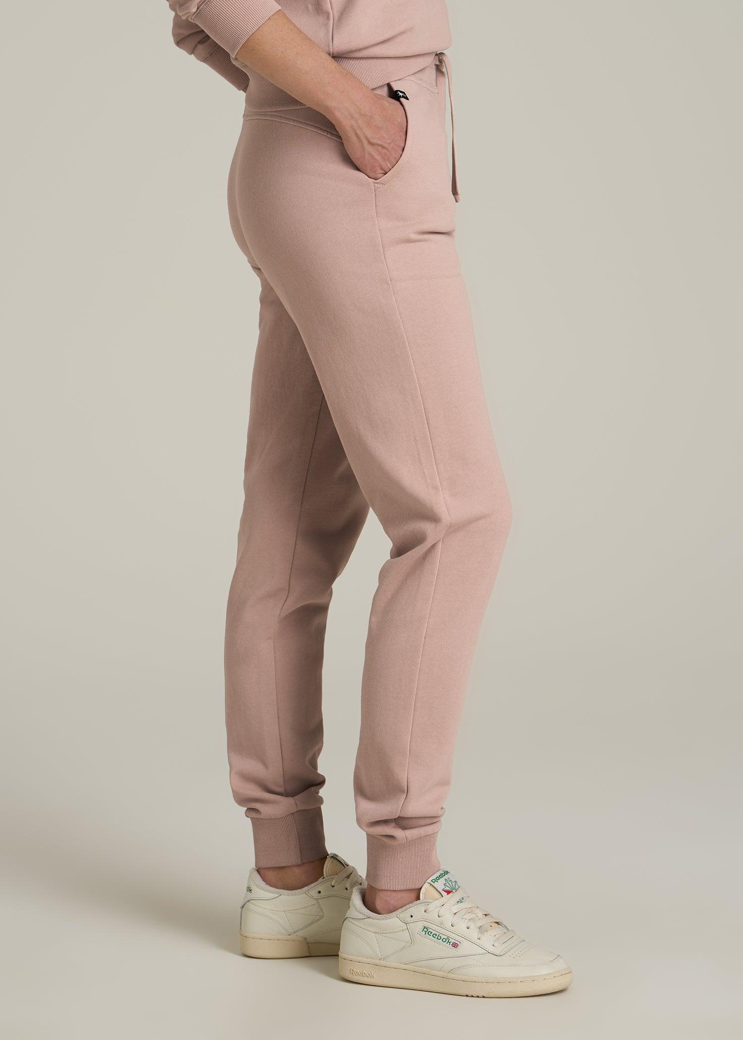 Wearever 2.0 French Terry Joggers for Tall Women in Desert Rose Product Image