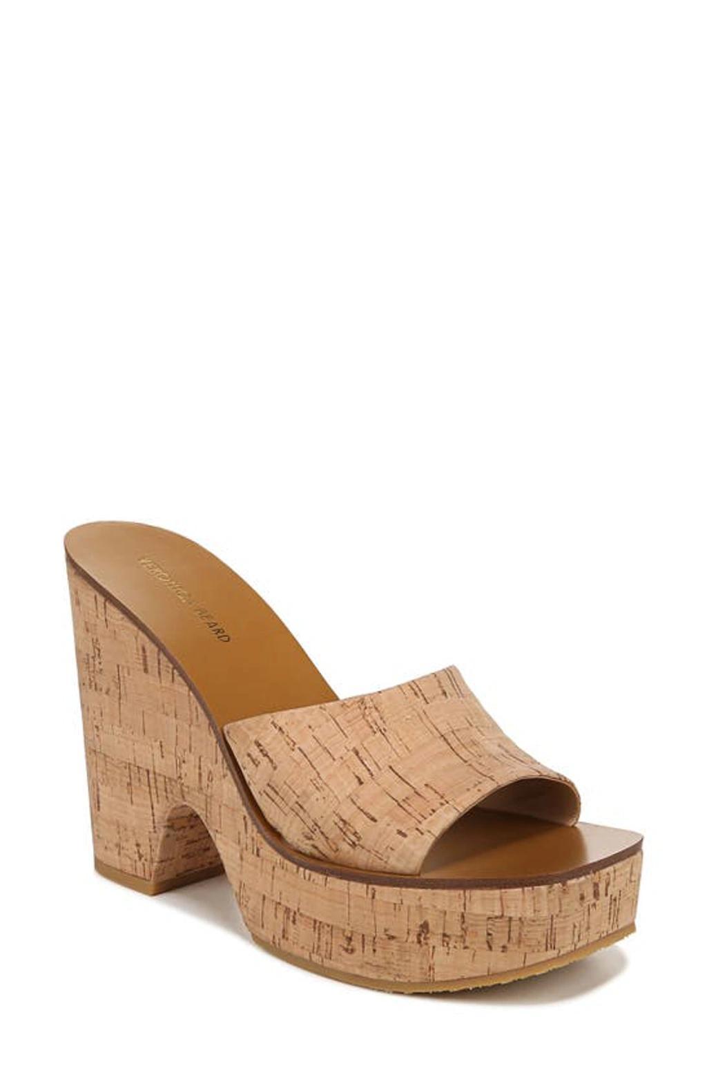 Paulita Cork Platform Slide Sandals Product Image