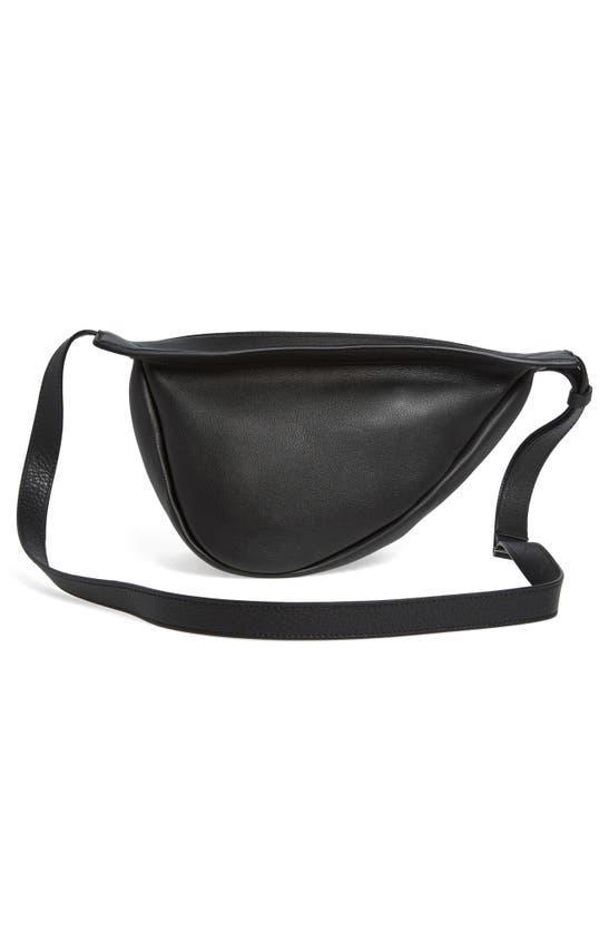 THE ROW Brown Small Slouchy Banana Bag In Black Product Image