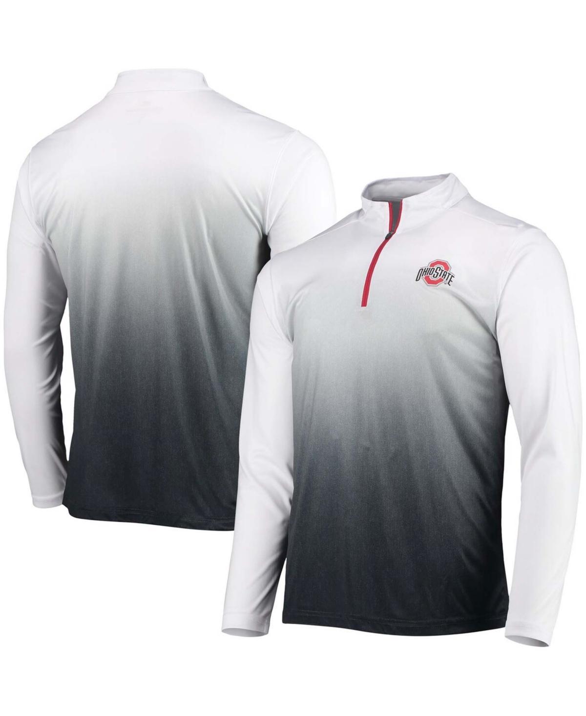 Mens Colosseum Gray Ohio State Buckeyes Team Magic Quarter-Zip Jacket Product Image