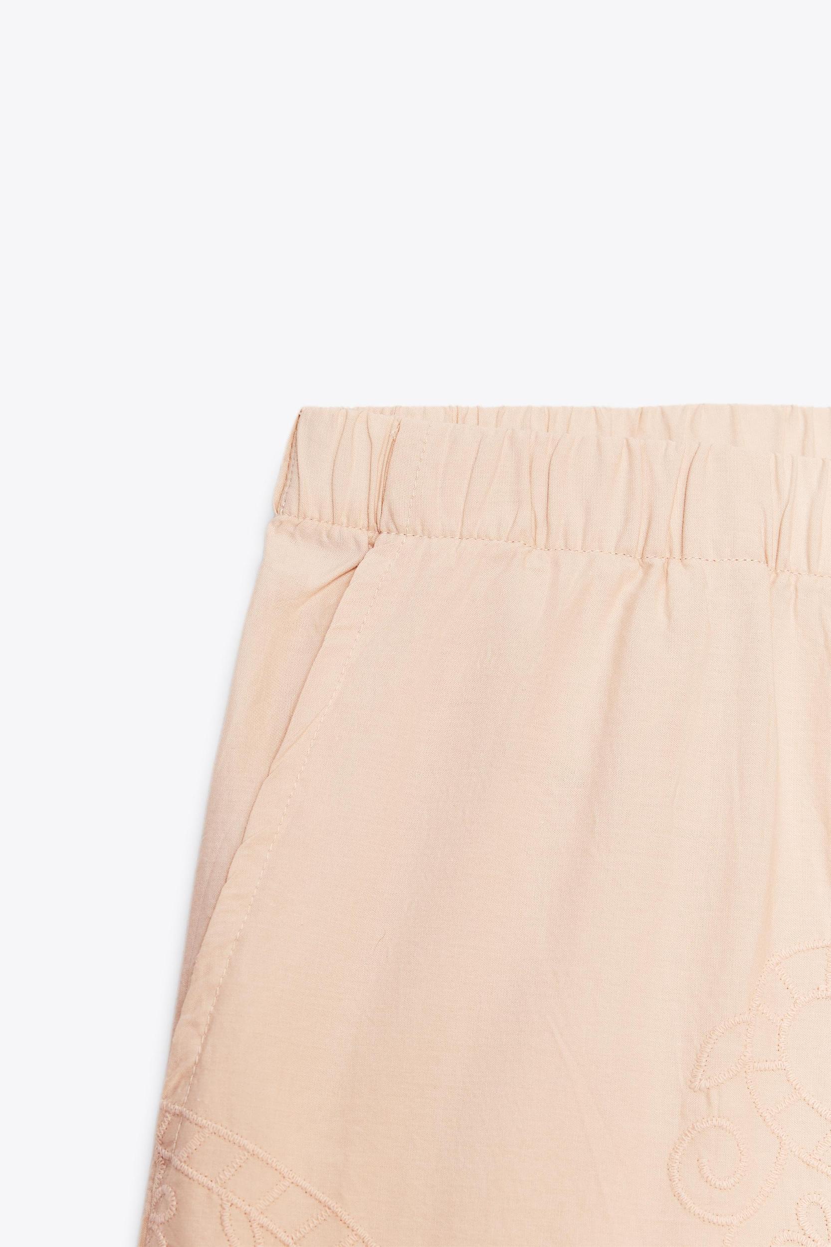 EMBROIDERED PAJAMA PANTS Product Image