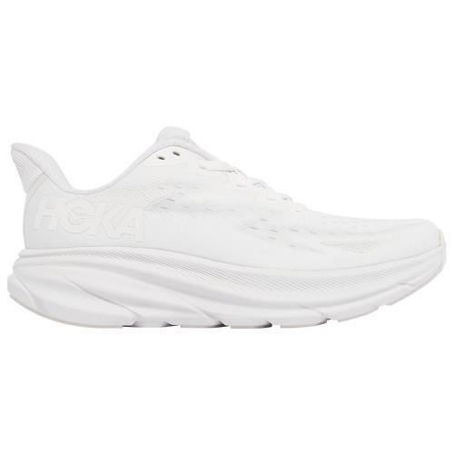 HOKA Womens HOKA Clifton 9 - Womens Running Shoes White/Lemonade Product Image