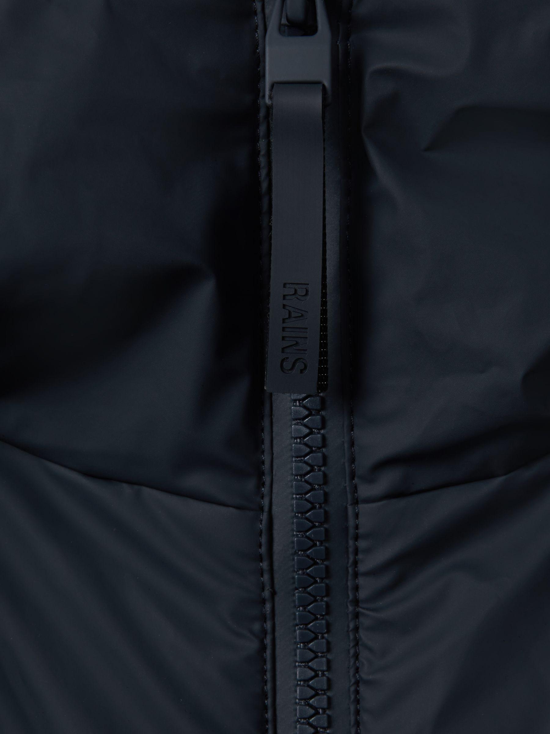 Rains Waterproof Long Jacket in Navy Product Image