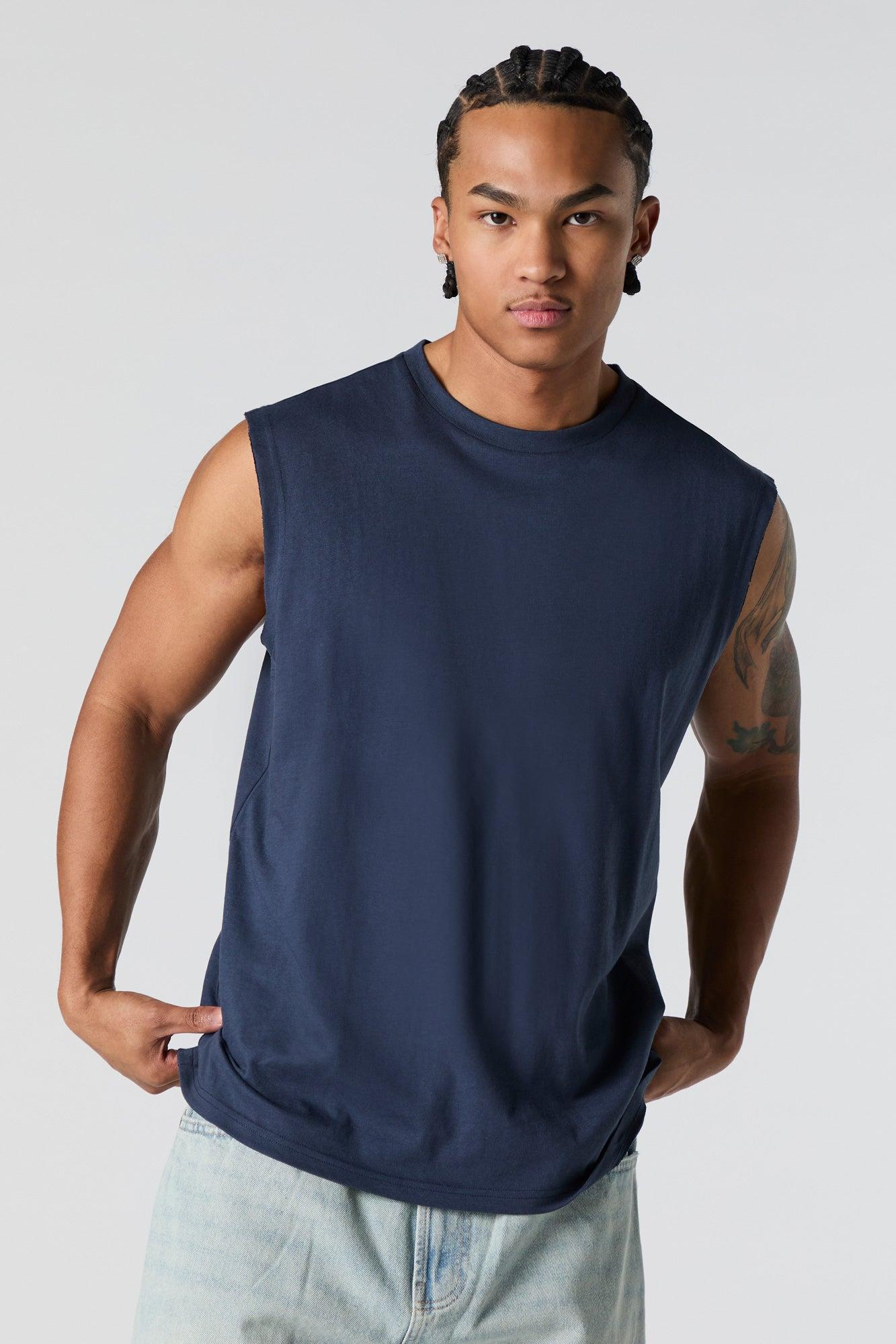 Solid Muscle Tank Male Product Image