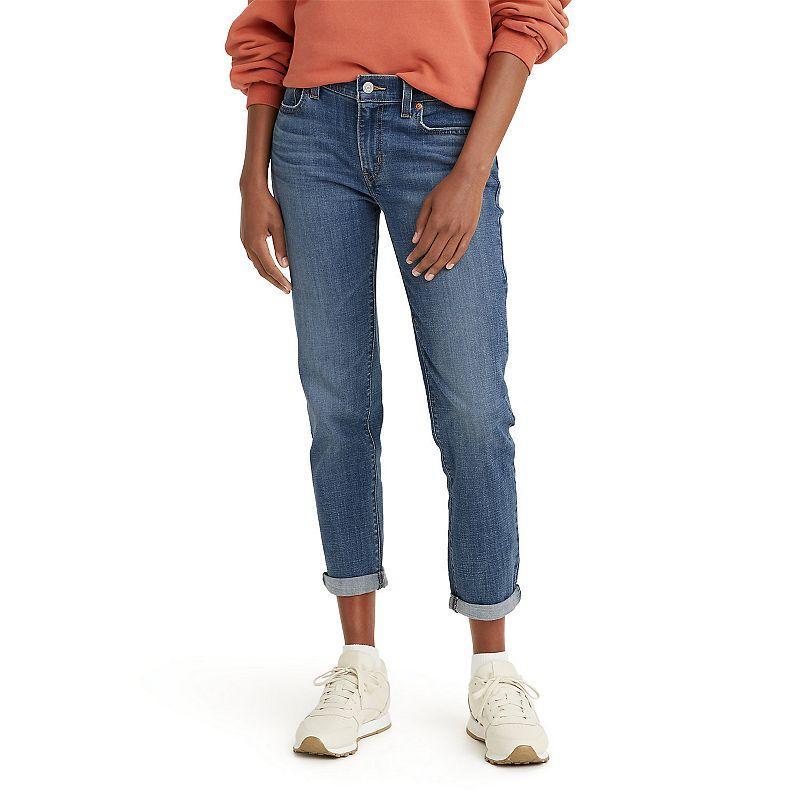 Womens Levis Boyfriend Jeans Blue Layer Product Image