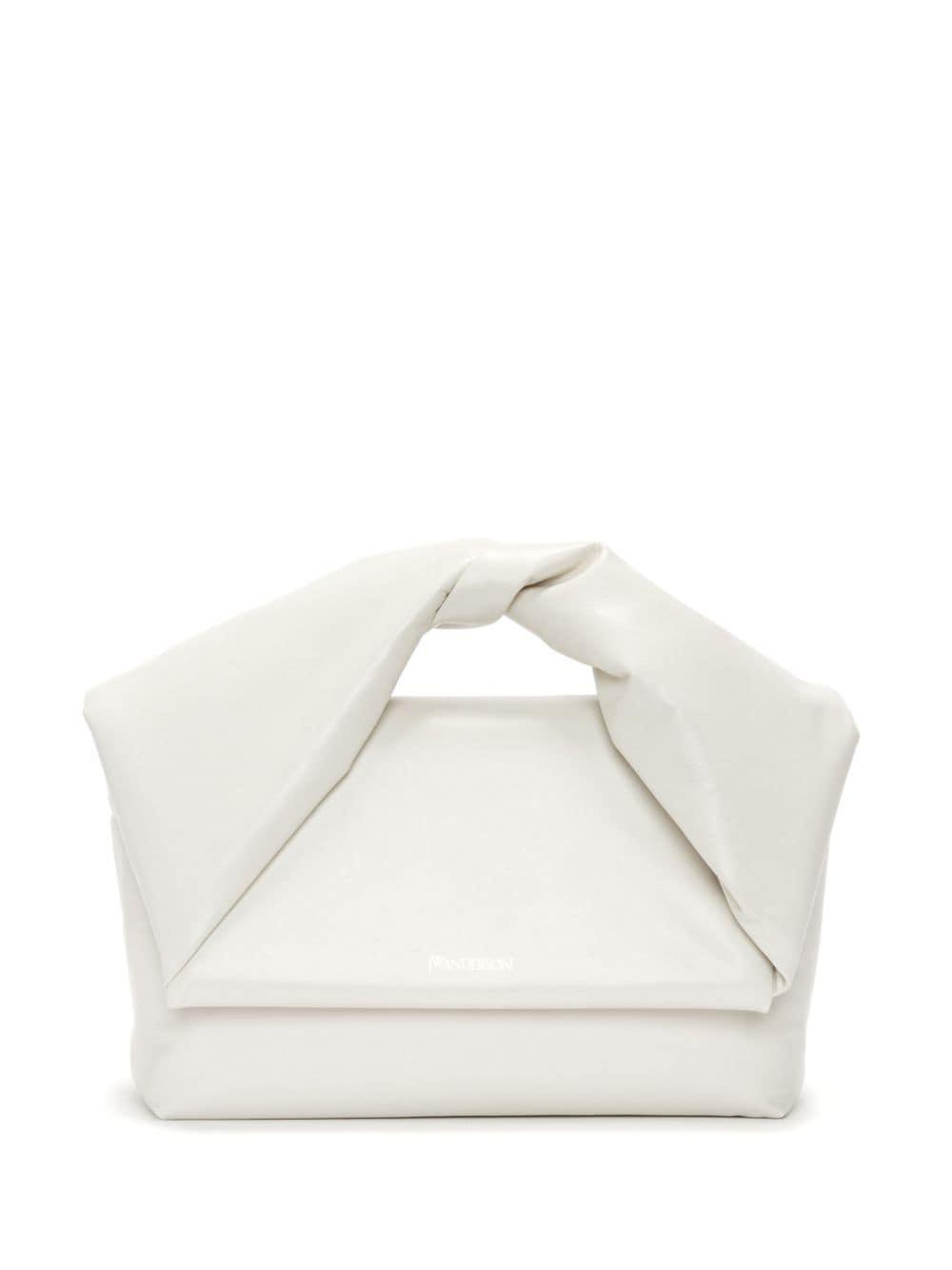 JW ANDERSON Large Twister Handle Bag In White Product Image