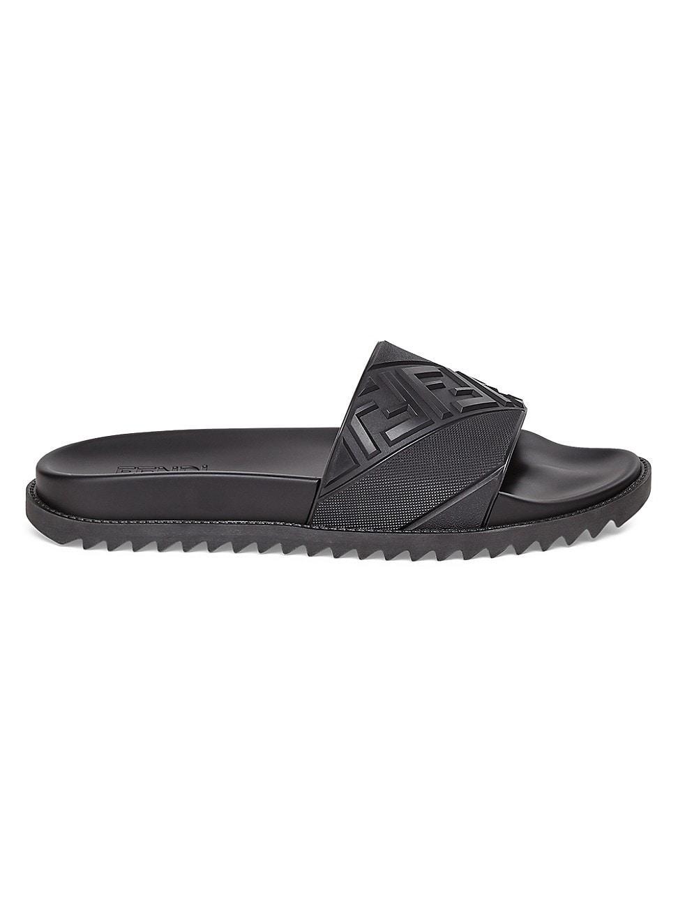 Men's FF Logo Slide Sandals Product Image