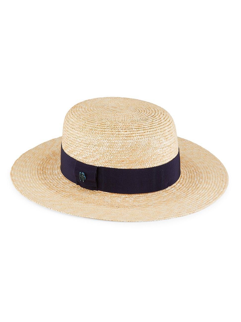 Womens Florentine Straw Canotier Hat Product Image