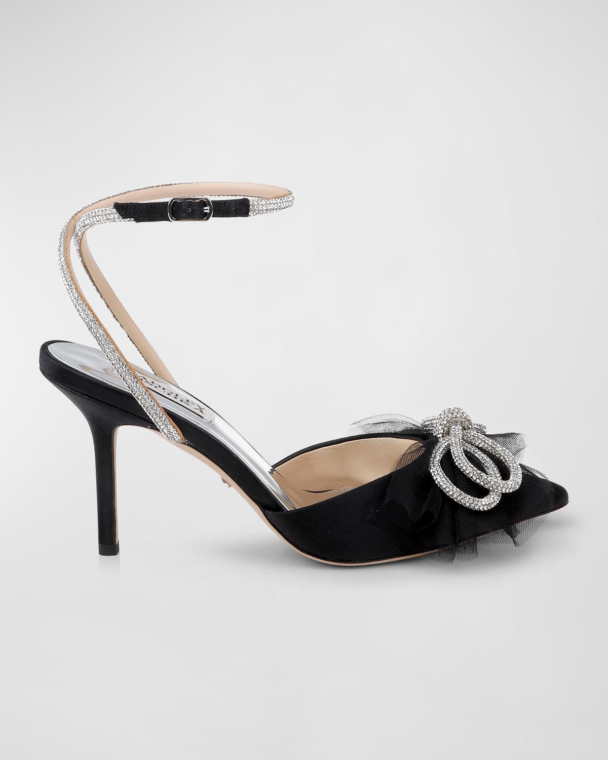 Badgley Mischka Womens Sacred Embellished Ankle Strap Pumps Product Image