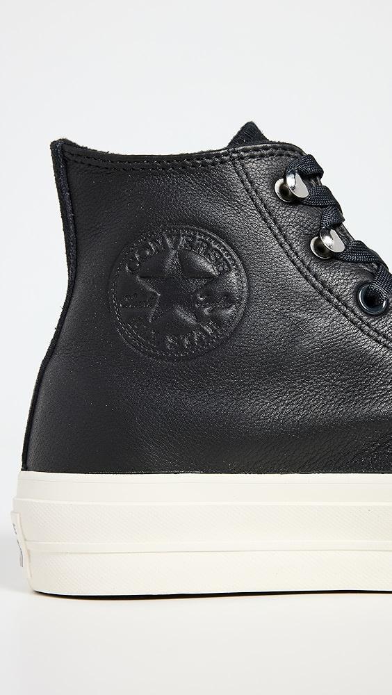 Converse Chuck Taylor All Star Lift Platform Water Repellent Leather Sneakers | Shopbop Product Image