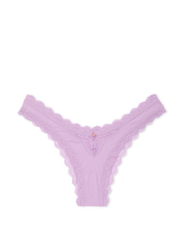 Lace-Trim Brazilian Panty Product Image