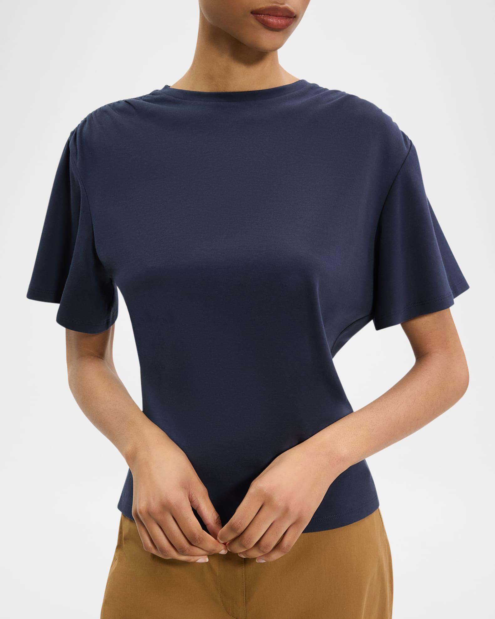 Gathered Shoulder Top Product Image