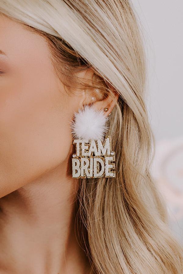 Team Bride Earrings Product Image