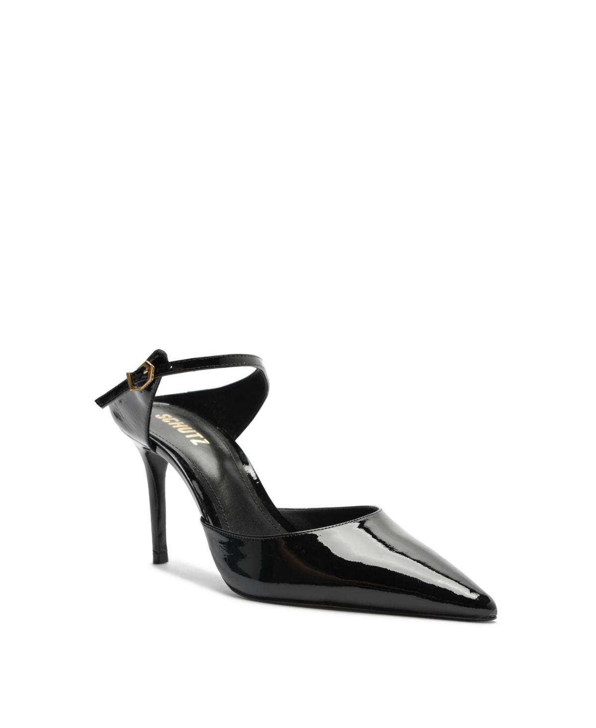 Womens Laura 75MM Patent Leather Mules Product Image