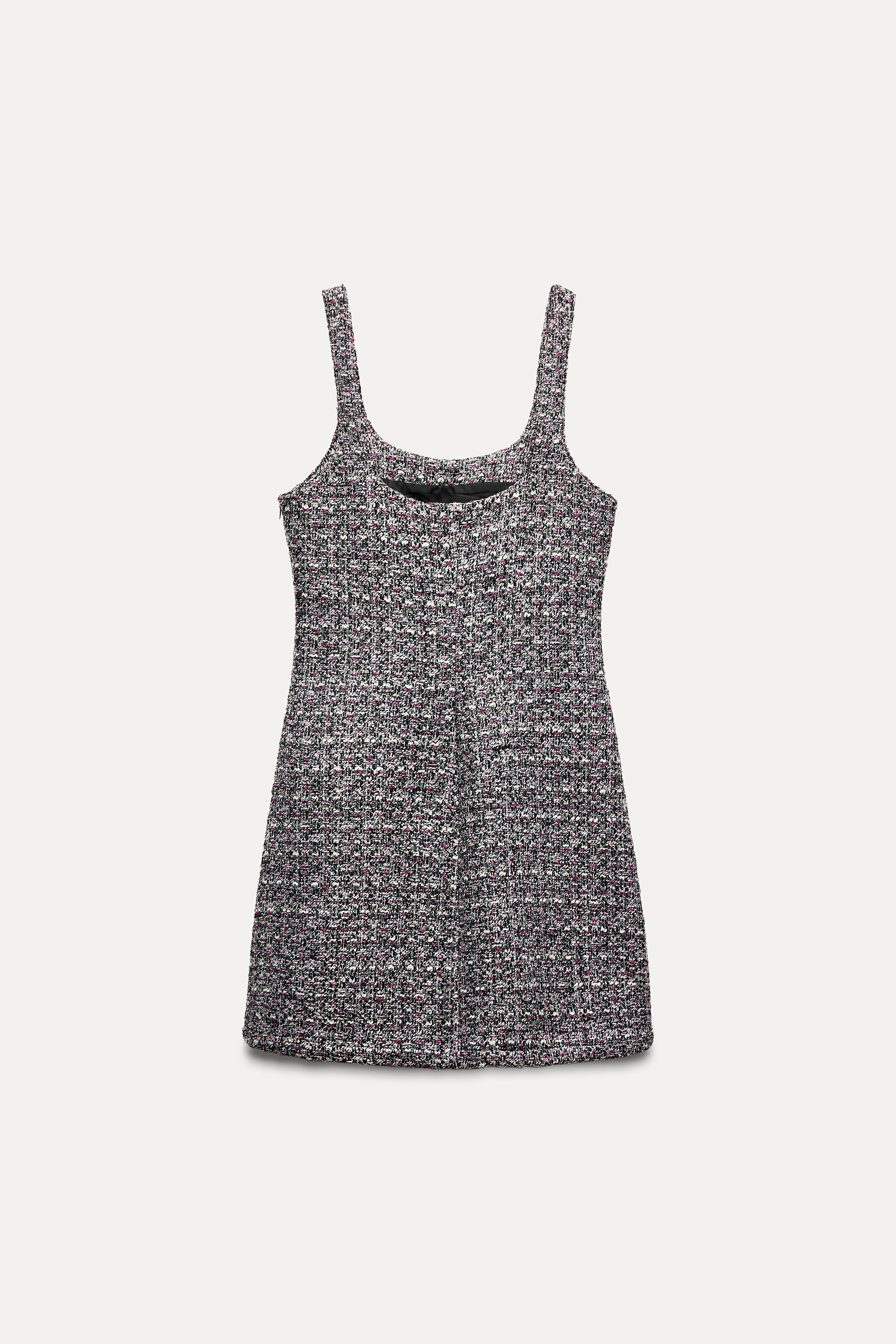 TEXTURED SHORT DRESS Product Image