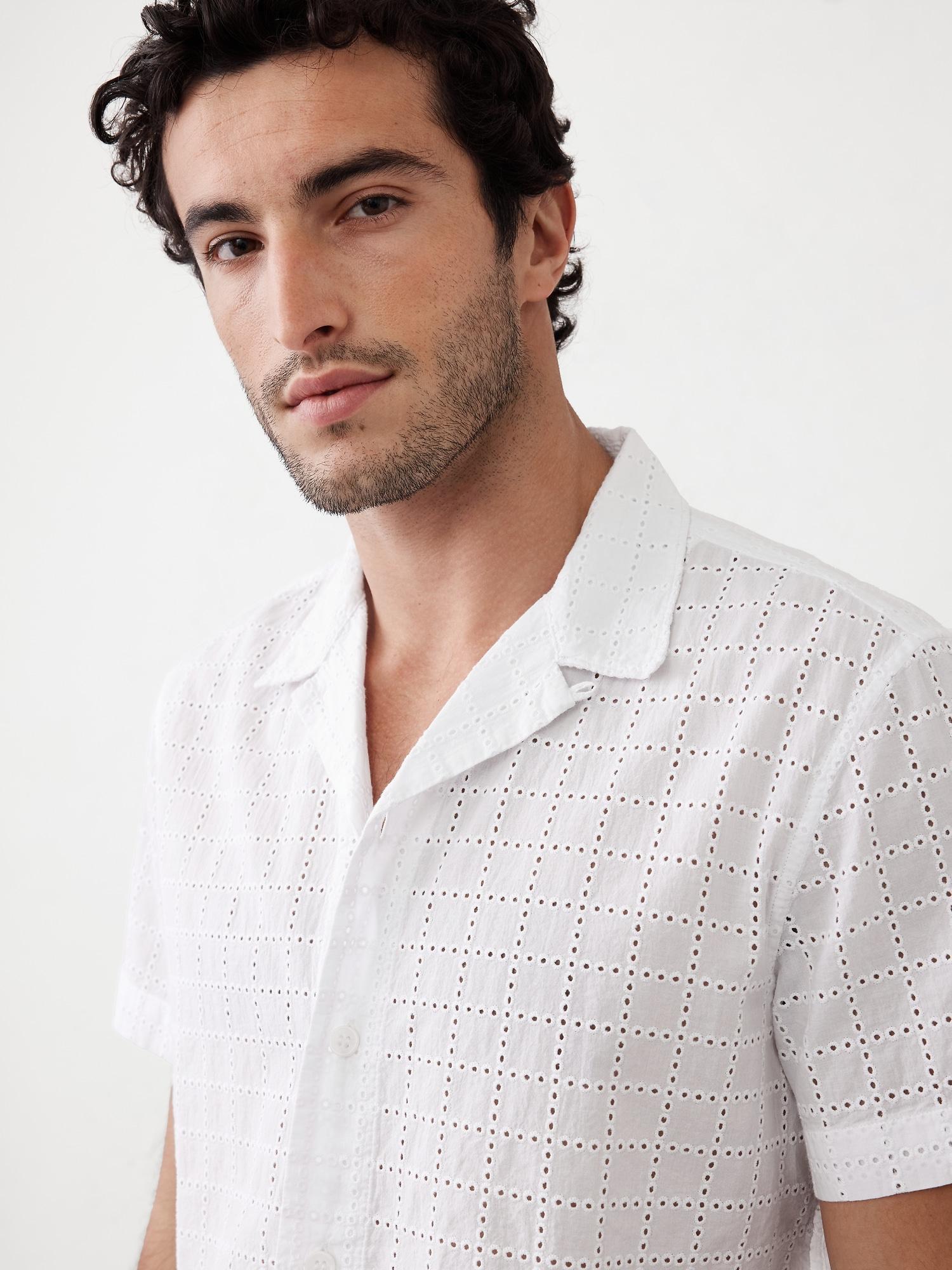 Eyelet Resort Shirt Product Image