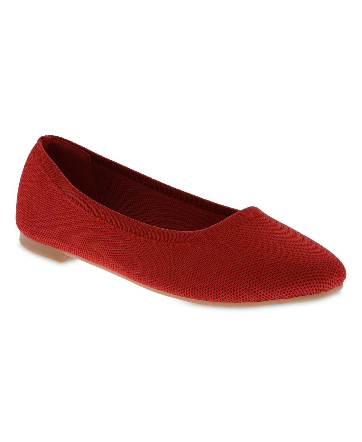 Mia Womens Brendy Knit Ballet Flats Product Image