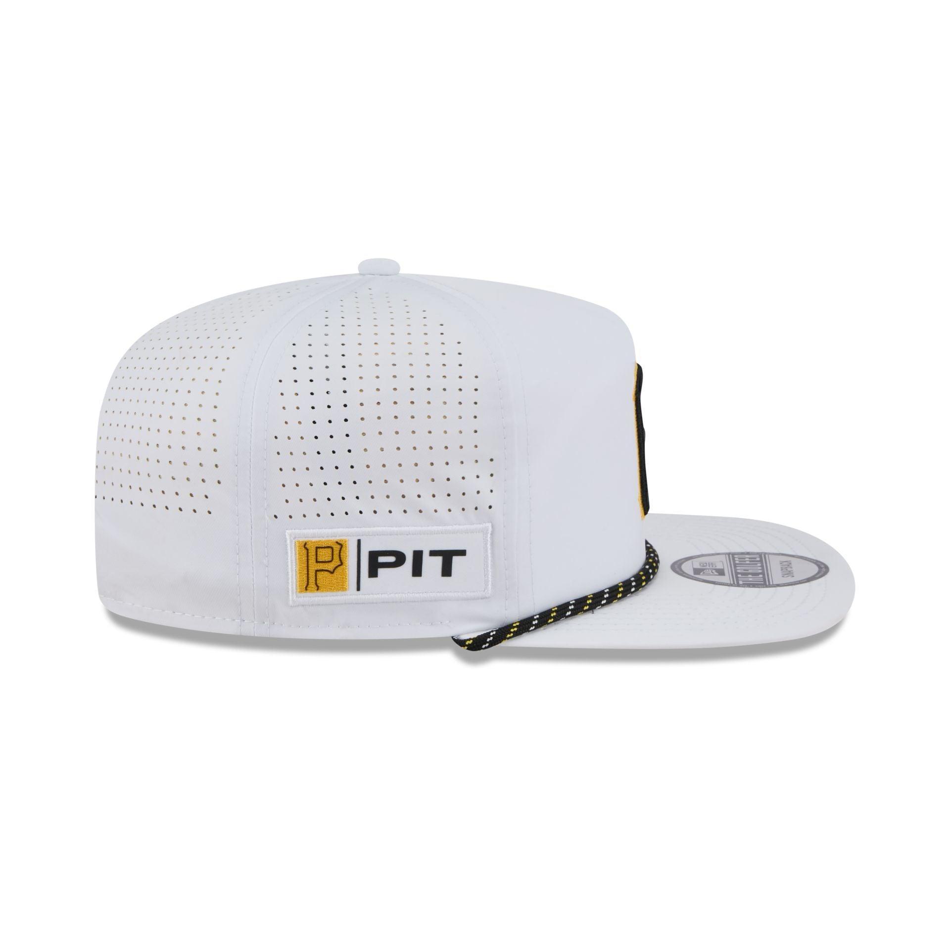 Pittsburgh Pirates Optic White Performance Rope Golfer Hat Male Product Image