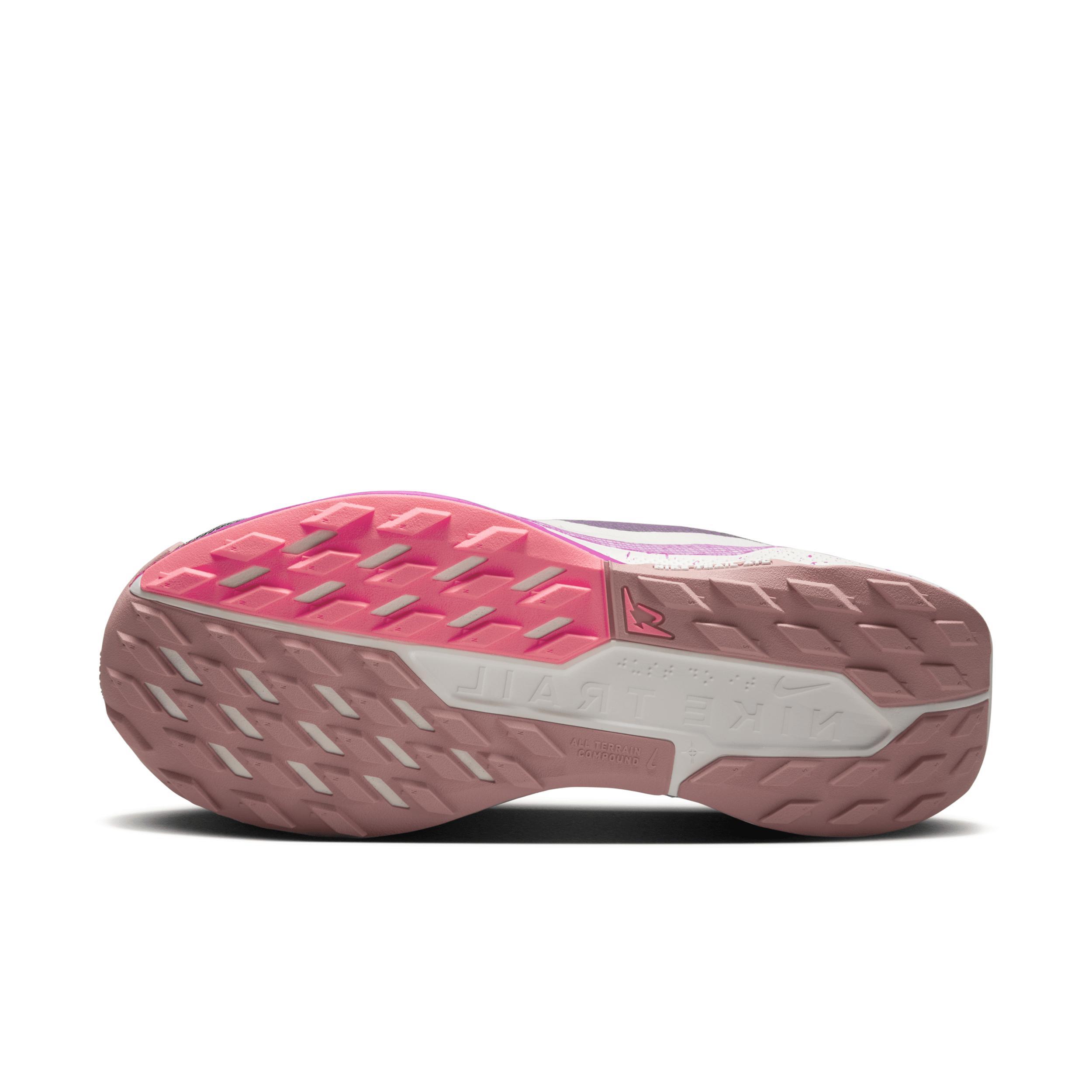 Nike Womens Reactx Pegasus Trail 5 - Running Shoes Armory Navy/Phantom/Vivid Grape Product Image