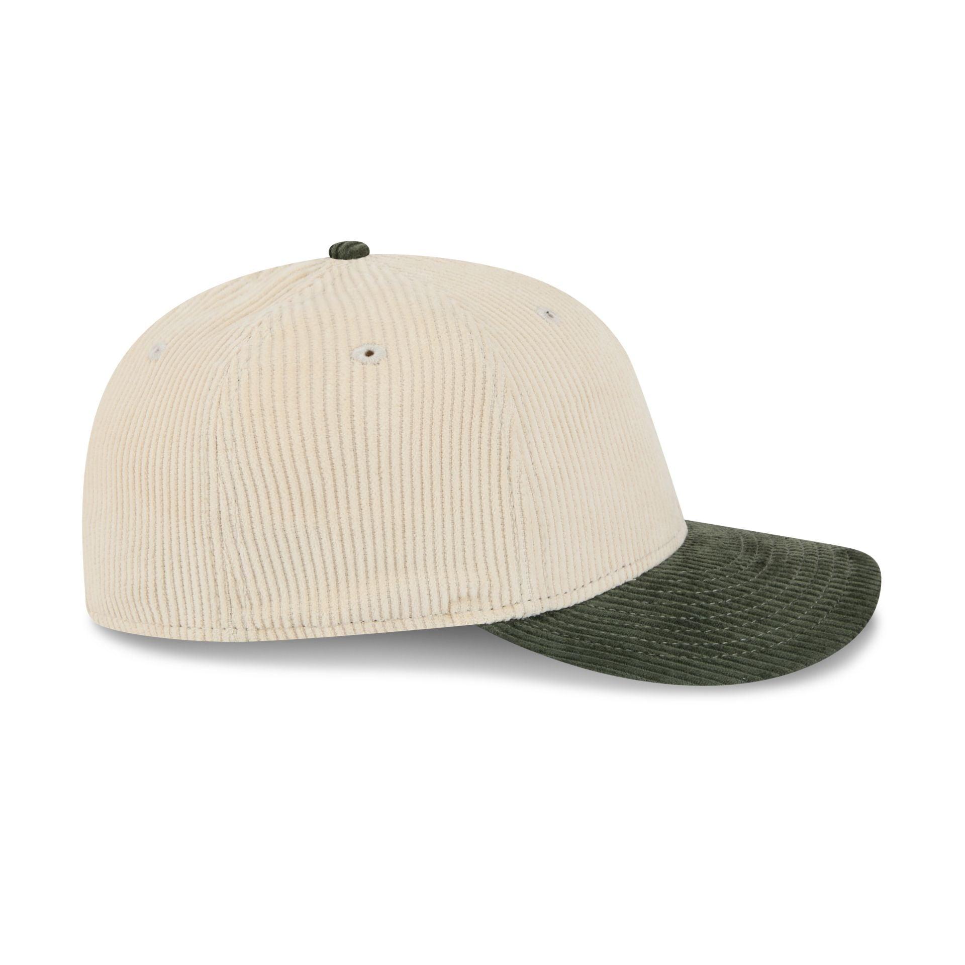 New Era Cap New Olive Corduroy Visor Low Profile 59FIFTY Fitted Hat Male Product Image