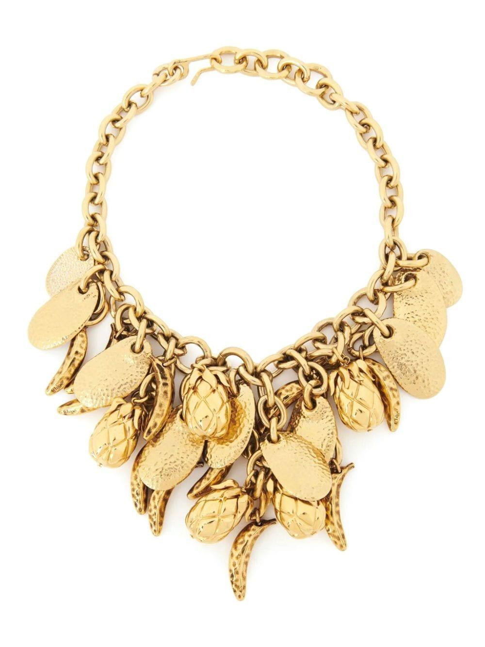 Fruits Necklace In Gold Product Image