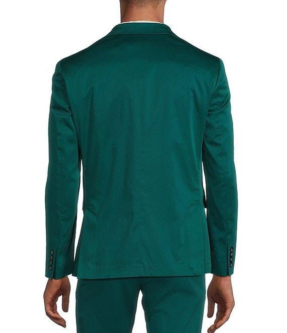 Murano Shape of Water Collection Slim Fit Sateen Suit Separate Jacket Product Image