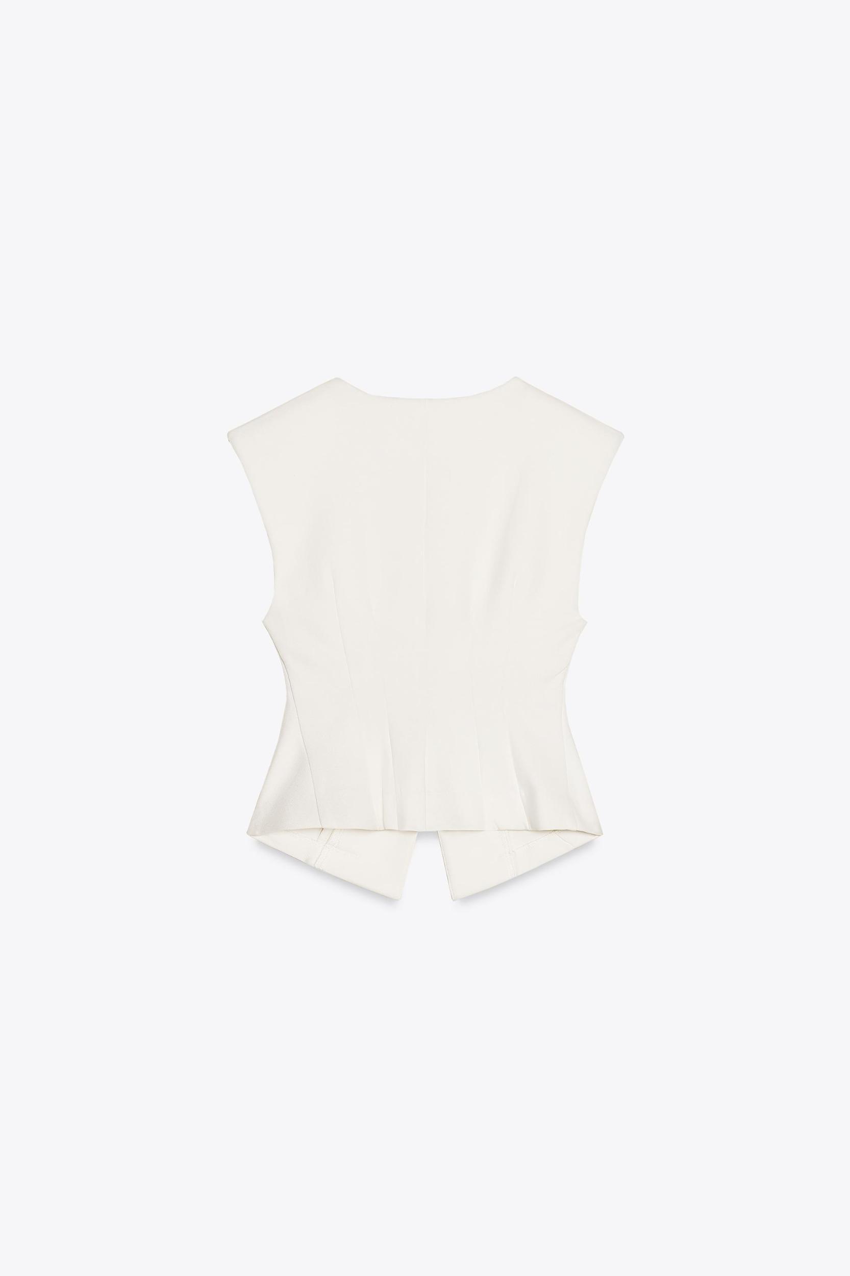 INTERLOCK KNIT VEST TOP Product Image