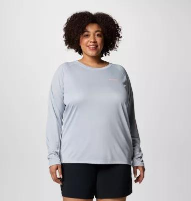 Columbia Womens PFG Tidal Tee II Long Sleeve Shirt - Plus Size- Product Image