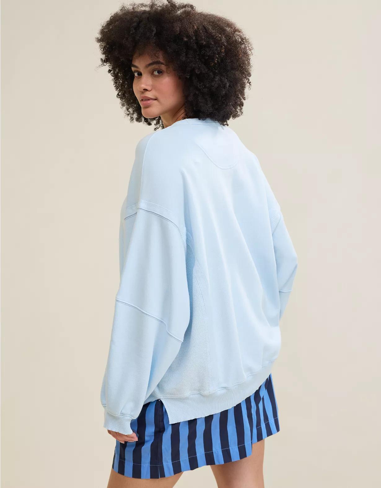 Aerie Keep It Light Crew Sweatshirt Product Image