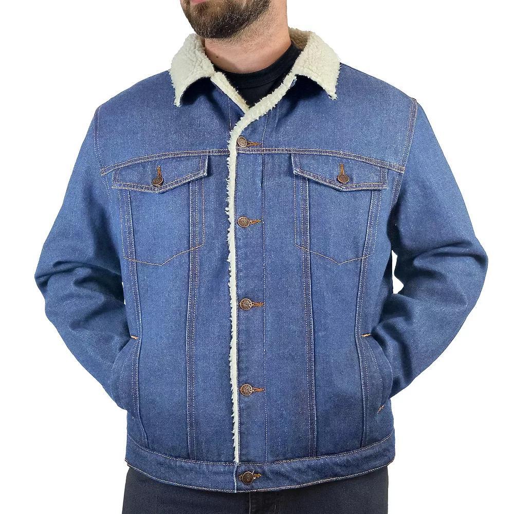 Men's Victory Outfitters Sherpa Lined Denim Jacket,  Product Image