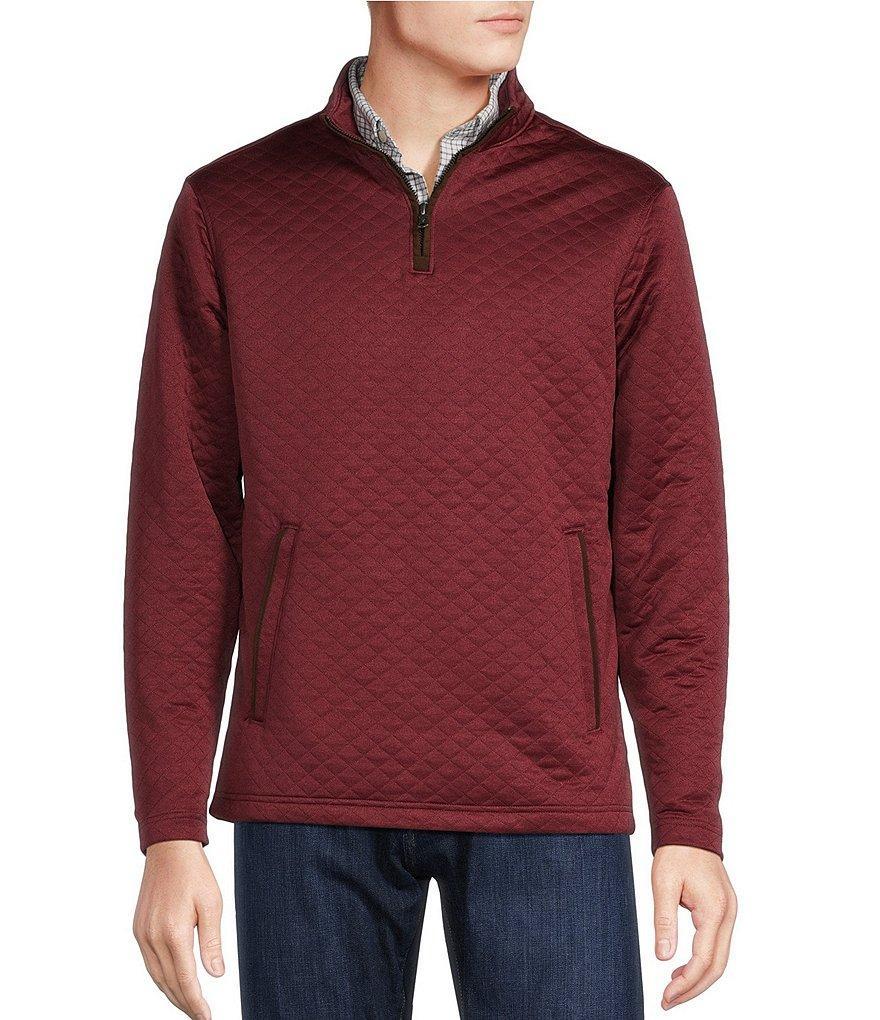 Cremieux Blue Label Quilted Quarter-Zip Pullover Product Image