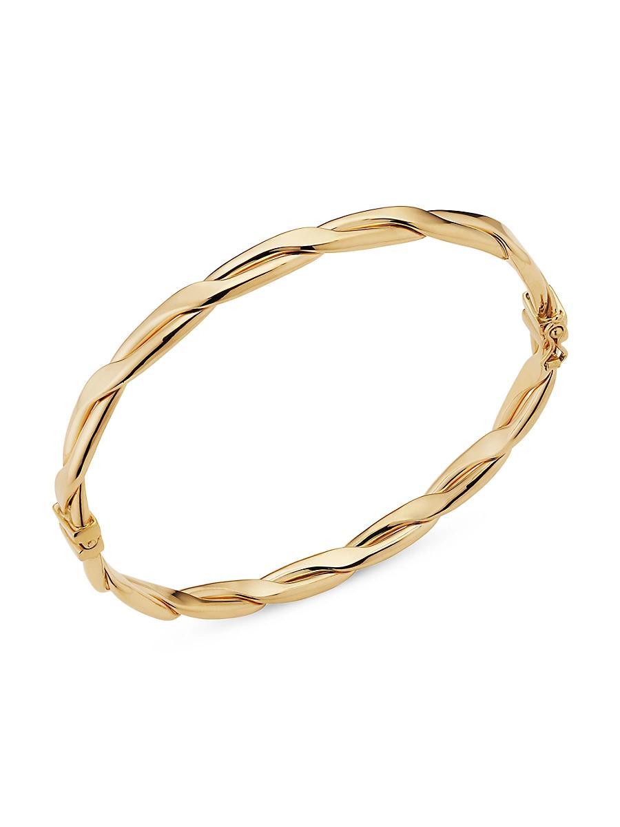 Womens 14K Yellow Gold Amore Bangle Product Image