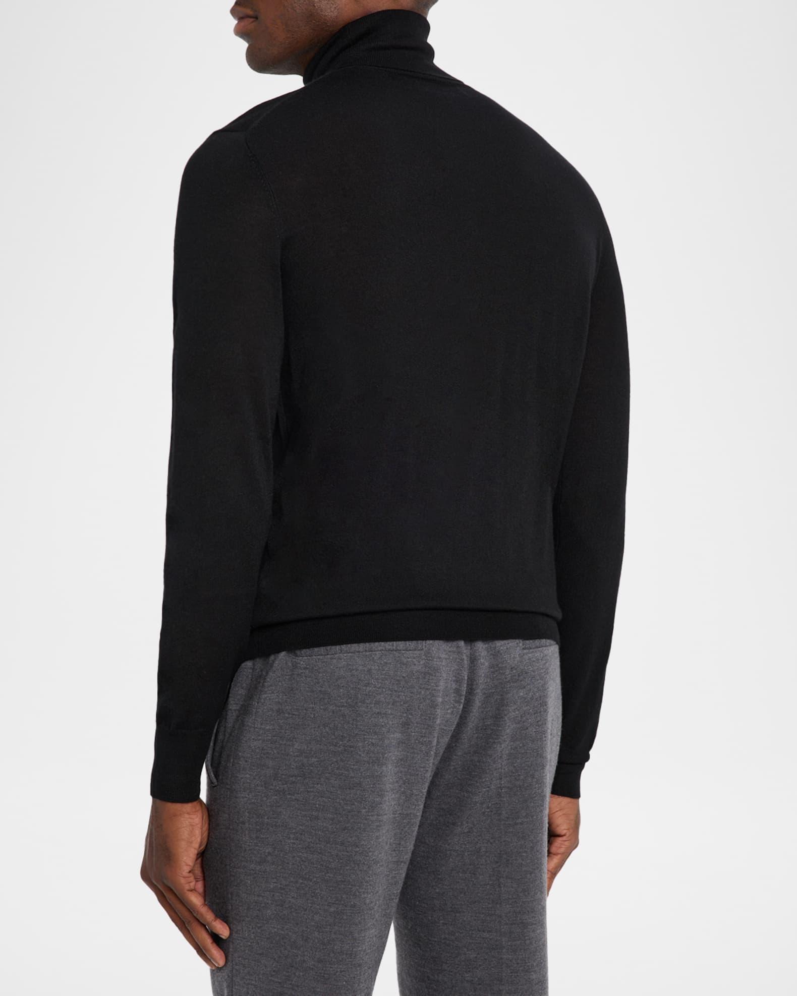 Men's Cashmere and Silk Turtleneck Sweater Product Image