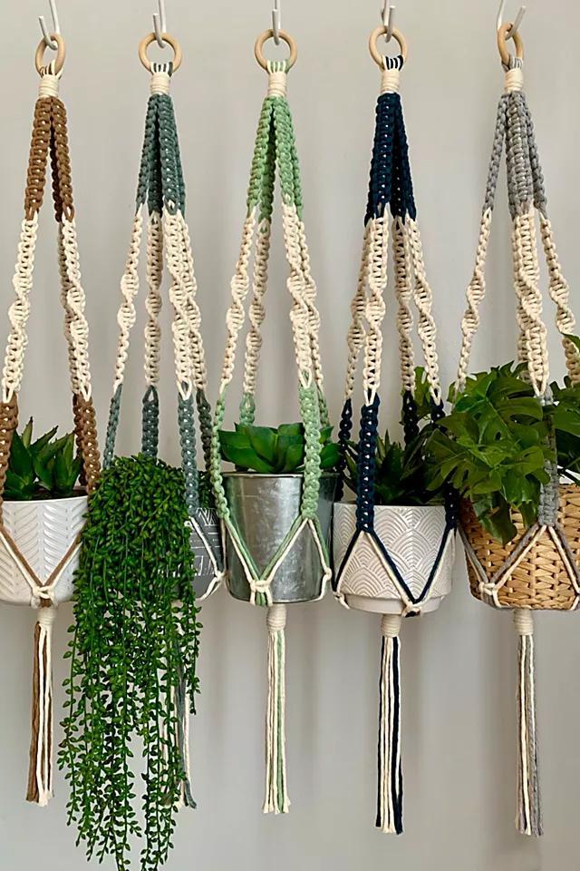 I Would Rather Knot Macrame Plant Hanger Product Image