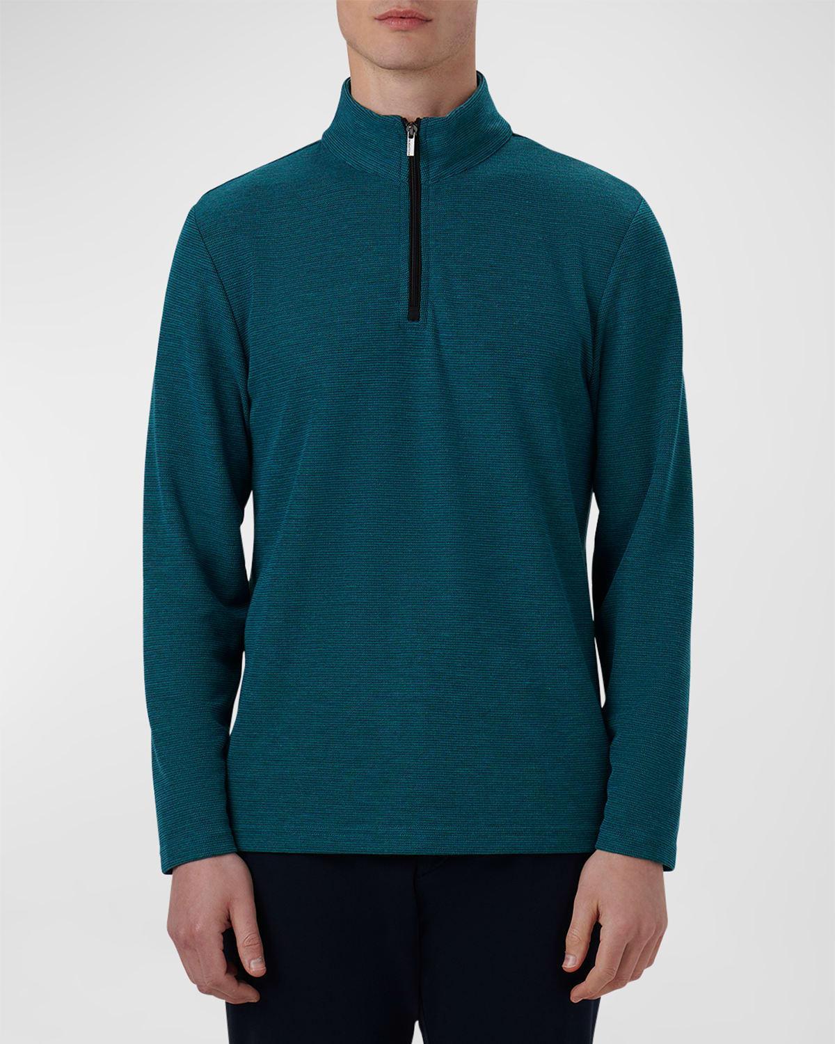 Mens Quarter-Zip Sweater with Back Pocket Product Image