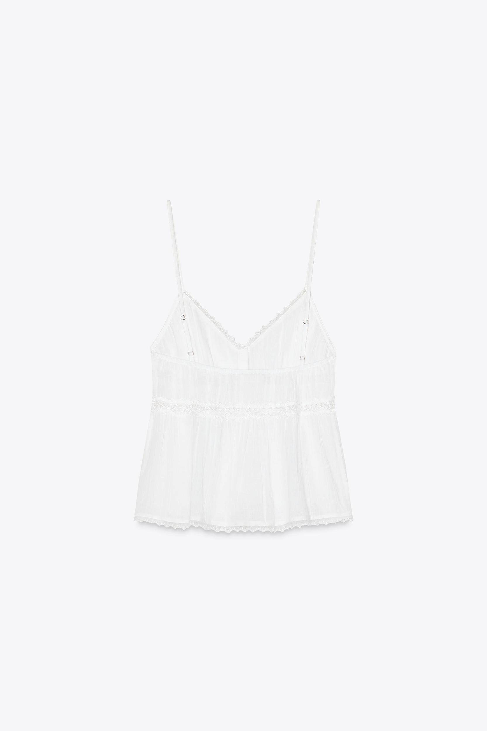 EMBROIDERED LACE TOP Product Image