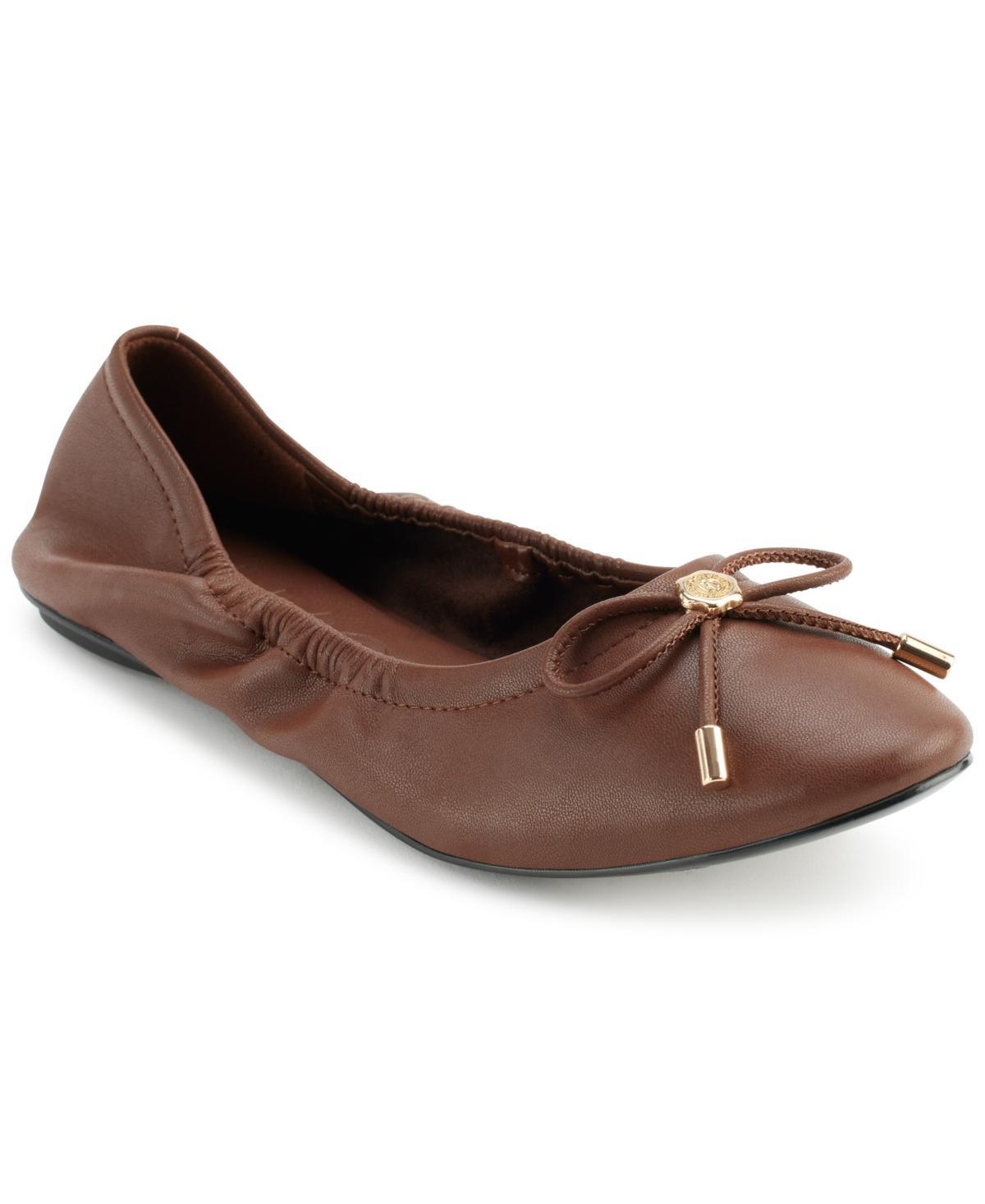 Karl Lagerfeld Paris Womens Velma Almond Toe Ballet Flats Product Image